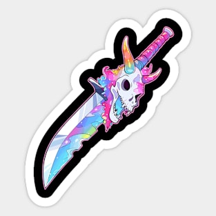 Techno Party Rainbow EDM Rave Sticker